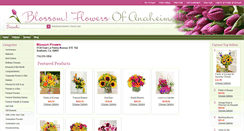 Desktop Screenshot of blossomflowersofanaheimhills.com
