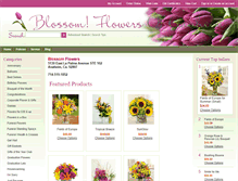 Tablet Screenshot of blossomflowersofanaheimhills.com